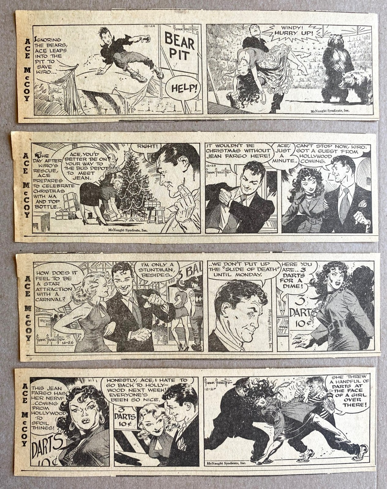 ATTENTION FRAZETTA COMPLETISTS! RARE JOHNNY COMET NEWSPAPER STRIP COLLECTION - Picture 8 of 12