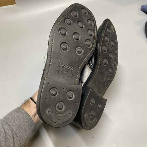 Loake 1880 Chester Herren schwarz Flügelspitze Halbschuhe elegante Schuhe 9F England 10 US 43 - Bild 8 von 15