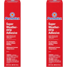 Permatex 81731 Super Weatherstrip Adhesive Set Fast drying 10oz (2 x 5oz)