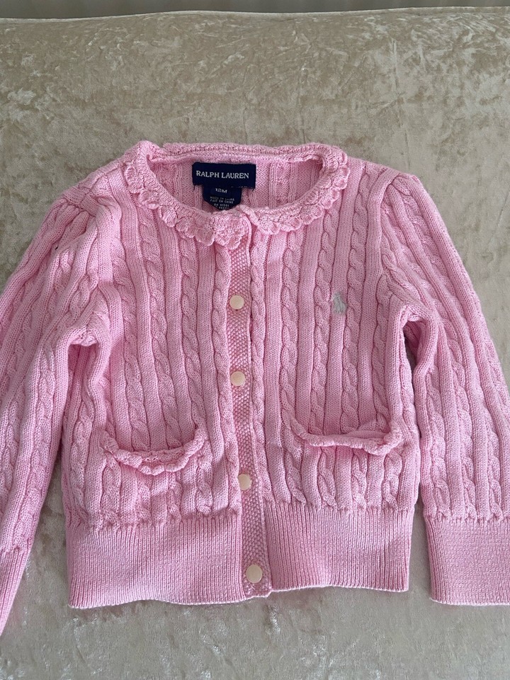 ralph lauren baby girl 12 months Cardigan eBay