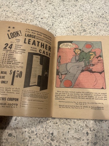 America's Best Cartoons #3-1942-Private Chesler-Riggin Very Good - Picture 5 of 5