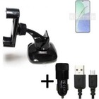 Pour Huawei nova Y61 Support téléphone voiture + CHARGEUR titulaire mount hold