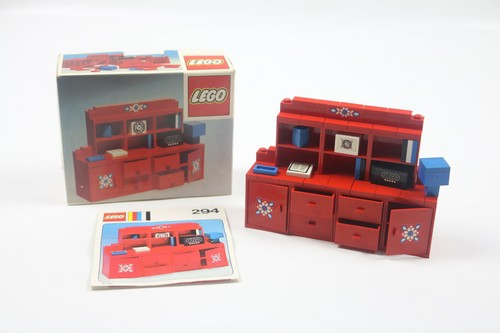 LEGO SYSTEM VINTAGE SET COMPLETO 294 MOBILE CASA LEGOLAND OLD TOY '60 PAT PEND - Foto 1 di 6