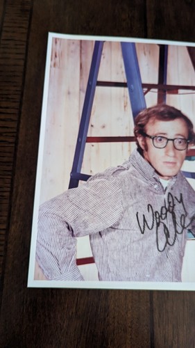 Woody Allen handsigniertes 8x10" FOTO Regisseur SCHAUSPIELERLEGENDE Baldwin mit COA - Bild 3 von 5