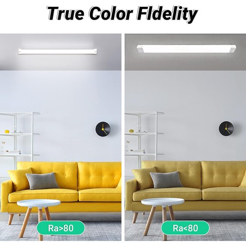 4x 10W 30CM LED Röhren Feuchtraumleuchte Werkstatt Garage Lampe Deckenleuchte DE - Bild 9 von 12
