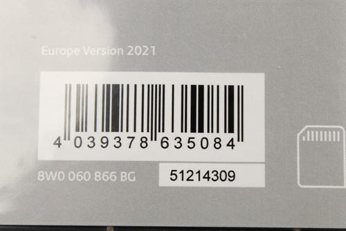 Genuine Audi MMI Navigation (MIB-HS) map data SD card (Europe 2021) 8W0060867BG - Picture 3 of 3