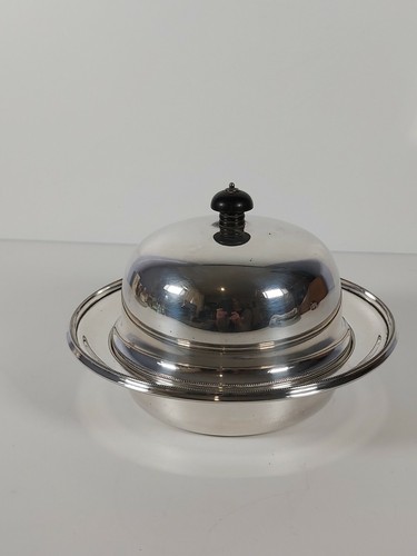 HB&H Harrison Brothers & Howson Alpha Silver Plated Muffin Dish & Cover - Picture 2 of 8