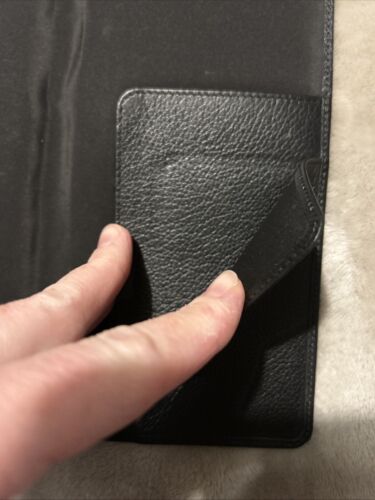 Ettinger London Black Leather Coat Pocket Wallet - Picture 5 of 8