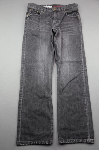 Men's Urban Pipeline Jeans Slim Straight Black Gray Size 30x30 (Measure 31x29) - Picture 1 of 6