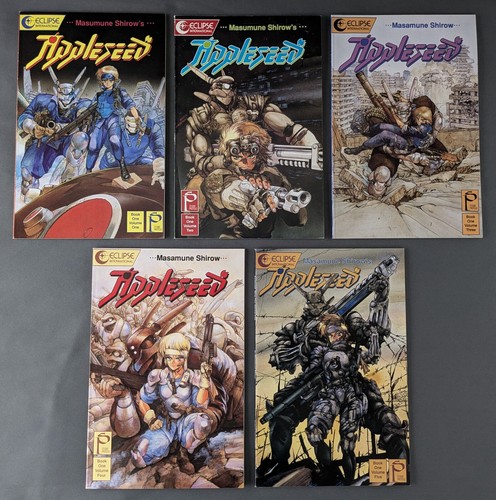 APPLESEED V1 V2 V3 #1-5 (1 2 3 4 5) V4 #1-4 [KOMPLETT GELAUFEN] 1988 Eclipse Comics - Bild 2 von 9