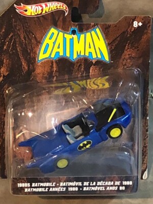 Hot Wheels Batman 1980s Batmobile Car Mattel 2011 - NEW IN PKG
