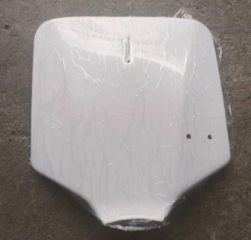 White Plastic Front Number Plate For 02-08 Kawasaki KLX110 KX65 Dirt Bike DRZ110 - Picture 2 of 3