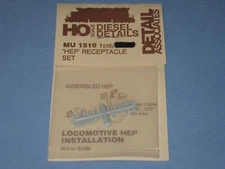 Detail Associates HO #MU-1510, 'HEP' Receptacle Set