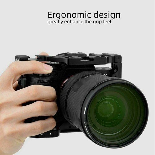 Vollkamera Käfig Rig Kit für Sony A7r4 A7rIV A7s3 A7siii A92 A9ii A73 A7iii - Bild 12 von 26