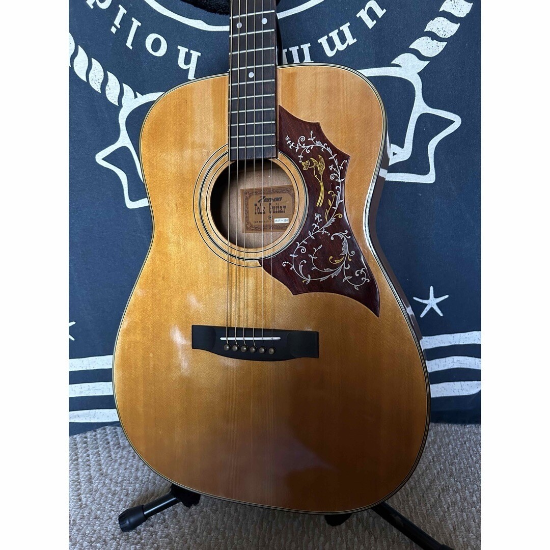 Acoustic Guitar Zen-on RF-150 70s Vintage Natural Japan Acoustic Guitar Zen-on RF-150 70s Vintage Natural Japan