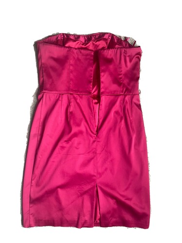 Women’s Size 12 Romantic Red Satin Cocktail Dress By White House Black Market - Picture 2 of 6