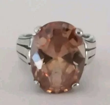 Silpada Sterling Citrine Ring Size 5.5