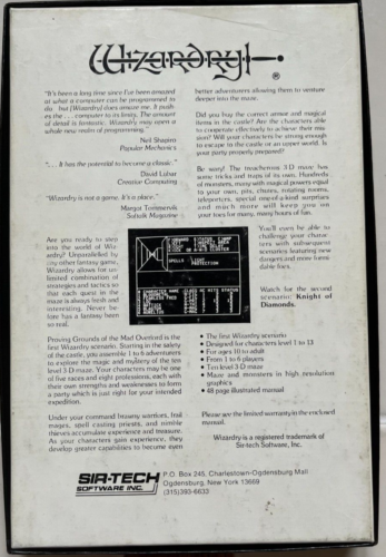 Wizardry: Proving Grounds of the Mad Overlord: New Edition - PC IBM 5,25" - CIB - Bild 2 von 3