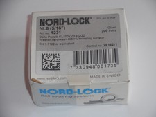 200 Pack M8 Wedge Locking Washer Carbon Steel 5//16 Zinc Flake Coated