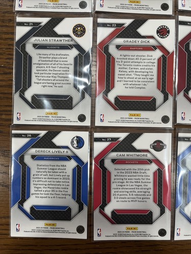 2023-24 Panini NBA Prizm EMERGENT Complete 30-Card Rookie RC Insert Set ๐๐ช๐๐ฅ - Picture 18 of 20