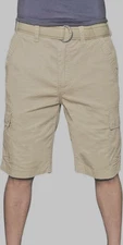 Wearfirst Men's Stretchy Belted Cargo Short with Mesh Pocket Lining size 30 #8N