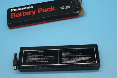 Vintage Panasonic LCR-1812P 12V 1.8 Ah Battery Pack | eBay