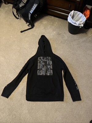 Taylor Swift Eras Tour 2023 Official Black Hoodie Sweatshirt Small