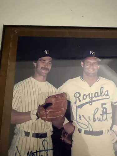 Foto autógrafa firmada vintage de Wade Boggs Don Mattingly Brett 8x10 Sox Yankees... - Imagen 6 de 14