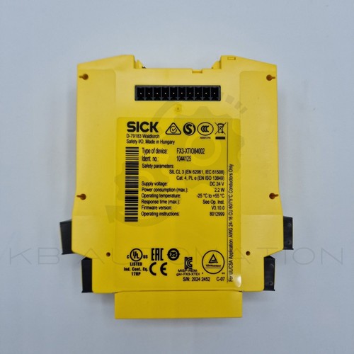 FX3-XTIO84002 1044125 Sick Flexi Soft Range I/O module, SIL3 / PLe / Category 4 - Picture 7 of 7