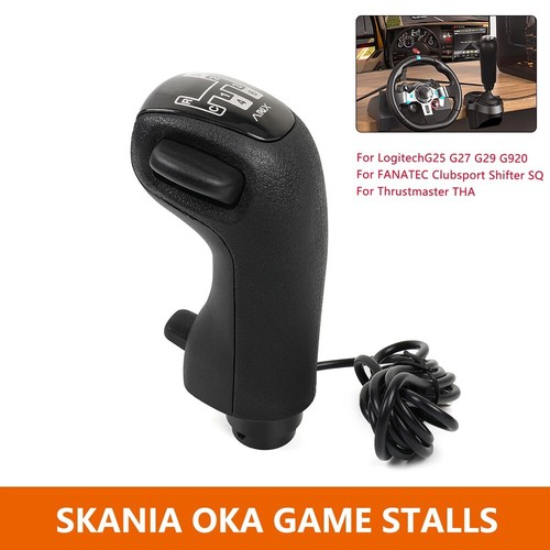 Gear Shift Knob Scania Truck ATS ETS H-Shifter Logitech G25 G27 G29 Fanatec TH8A - Picture 9 of 13