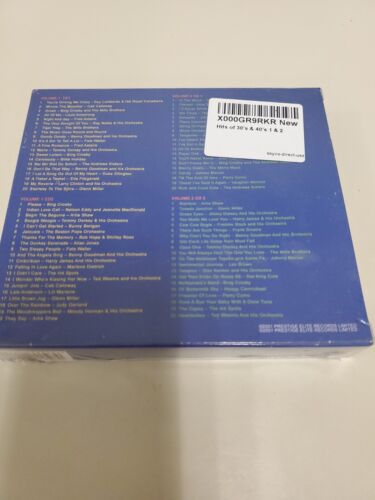 Hits of the 30's and 40's Vol 1 & 2 - Set of 4 CDs - Brand New Sealed - Foto 2 di 6