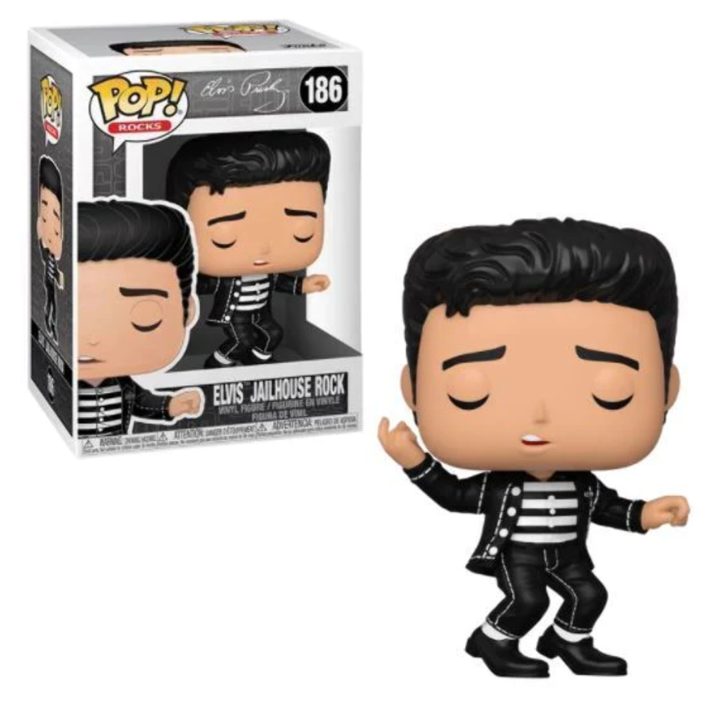 Funko POP! Rocks: Elvis Presley - Elvis Jailhouse Rock #186