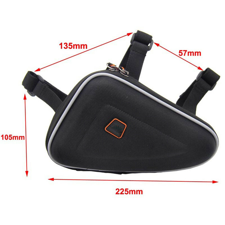 Motorcycle Frame Side Saddle Bag Tool Storage Bag Small Pouch Case