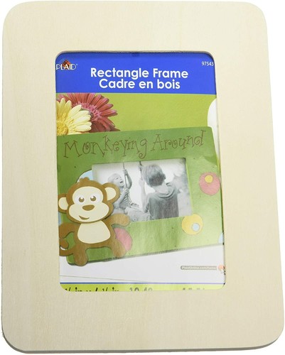 Plaid Rectangle Value Wooden Frame - 8" by 6" - 97543 - Bild 1 von 2