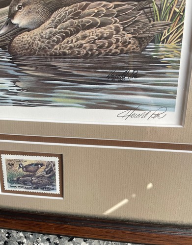Harold Roe,1987, Ohio Duck Print,Ducks, Executive Edition # 16/125 Signed - Picture 2 of 3