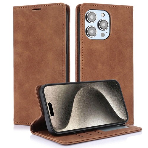 For iPhone 16e 15 14 13 12 11 Pro Max 8 7+ Wallet Cards Case Leather Stand Cover - Picture 50 of 70