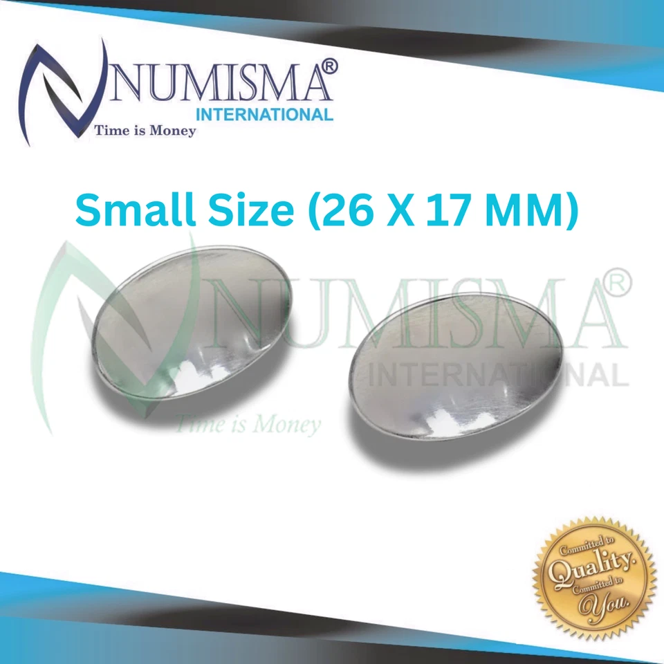 Protector ocular corneal láser protectores oculares acero inoxidable 26 mm X 17 mm juego de 2 piezas Foto 4 de 4