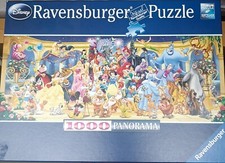 RAVENSBURGER PUZZLE 1000 TEILE - DISNEY GRUPPENFOTO - PANORAMA 