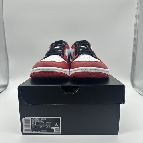 Nike Air Jordan 1 Zapatilla Baja Golf Para Hombre 8.5 Rojo y Blanco DD9315-600 - Imagen 5 de 10