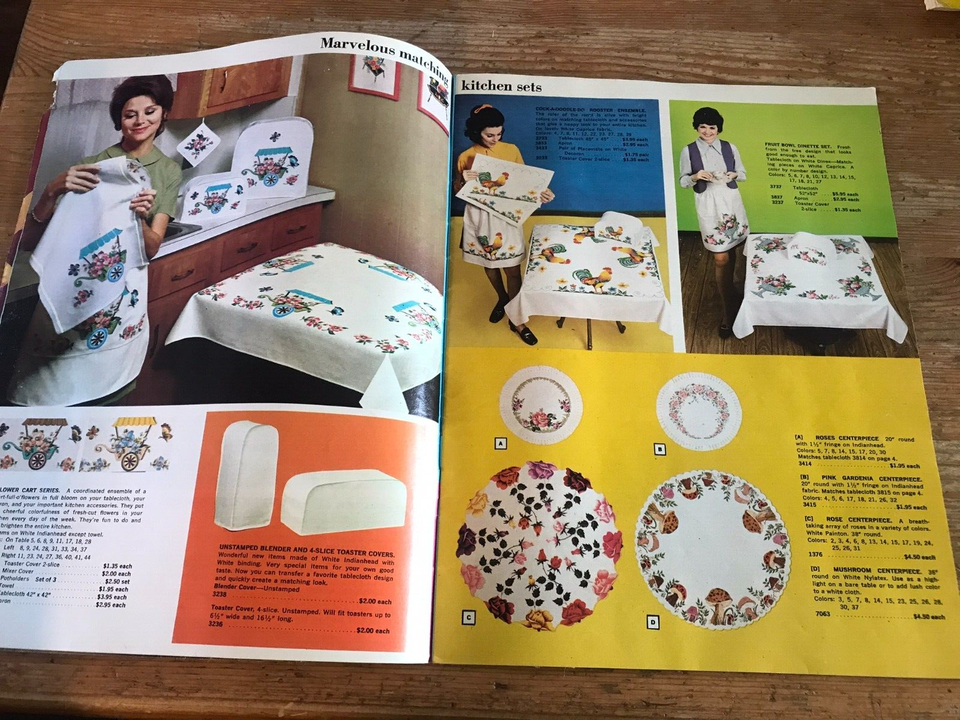 TriChem Catalog Liquid Embroidery Hobby Magazine 1971 Midcentury Decor