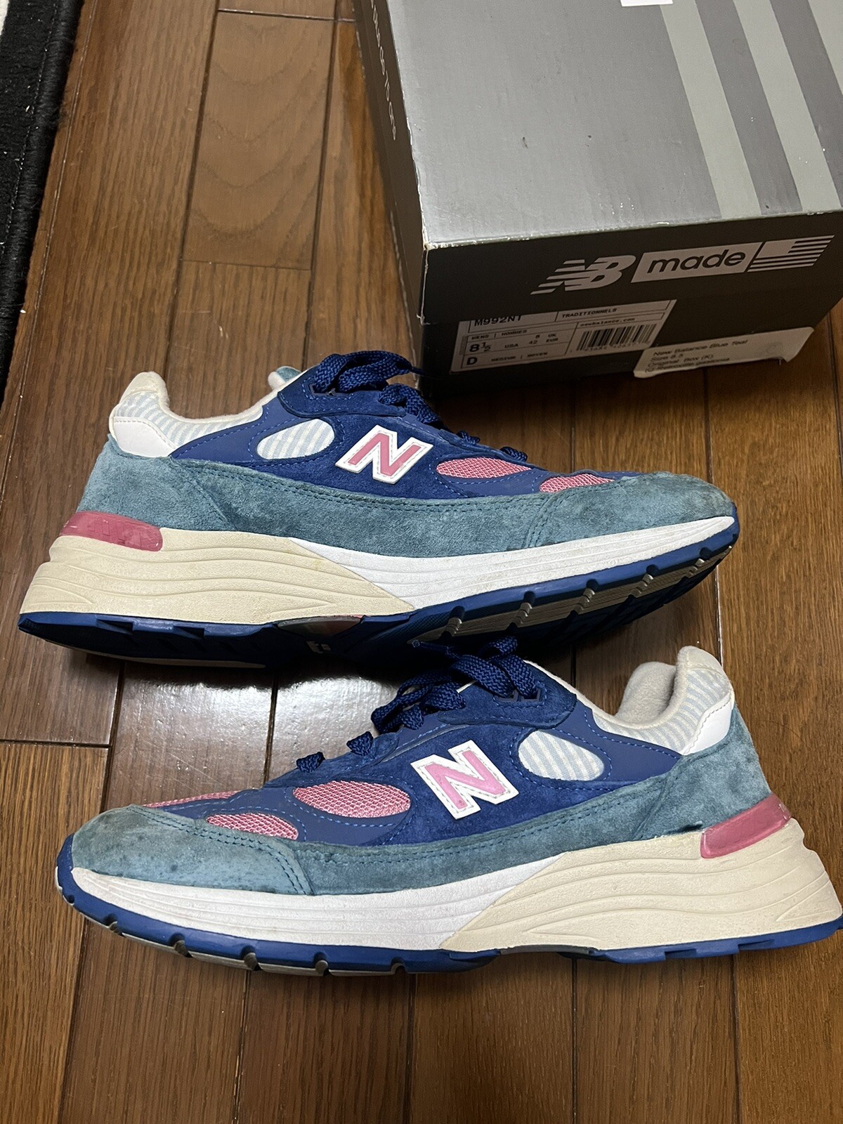 New Balance 992 Made In USA Tropical Size 8.5 Used - Picture 2 of 6