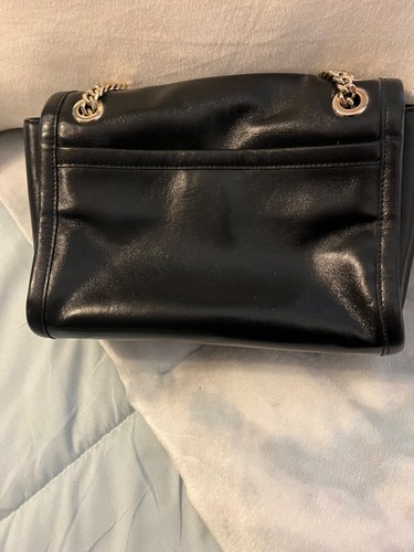Coach Purse with Horse and Carriage - Black with Gold Hardware - Picture 3 of 12