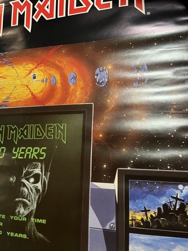 Poster vintage 1986 IRON MAIDEN originale anni sprecati copertina licenza ottime condizioni - Foto 5 di 10