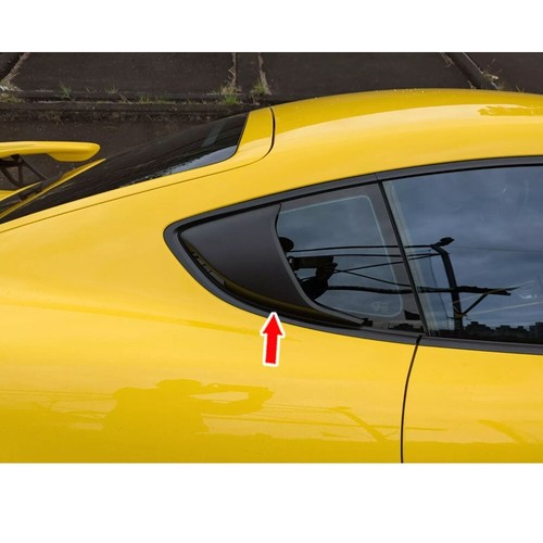 Carbon Fits Porsche 982 718 Cayman Rear Quarter Window Cover Louver Scoop Vent - Picture 5 of 7