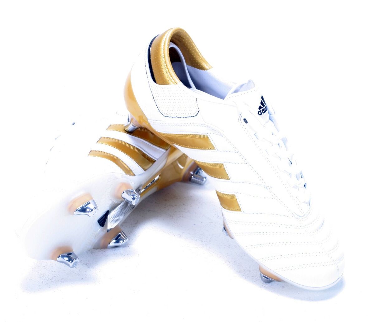 BOTAS DE FÚTBOL ADIDAS ADIPURE III BLANCAS/GOILD BNINB G12079 | eBay