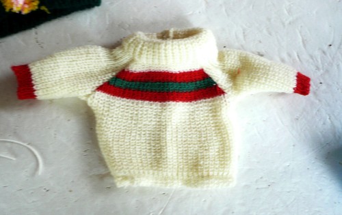 3 STRICKPULLOVER FÜR KATZEN HUNDE BÄREN KLEIDUNG NIE BENUTZT 1 WEIHNACHTSBAUM - Bild 3 von 5