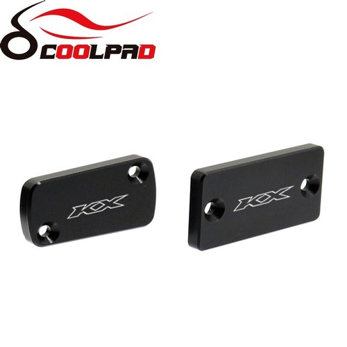CNC Front Rear Brake Reservoir Cover For KAWASAKI KX125 KX250 KX 250F KX 450F - Picture 10 of 17