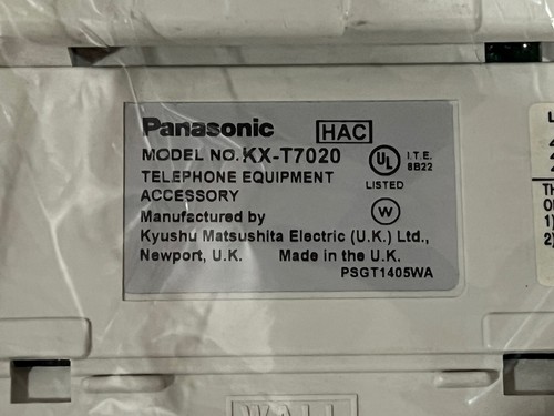 Teléfono con altavoz Panasonic KX-T7020 sin pantalla (blanco) *totalmente restaurado* - Imagen 3 de 3