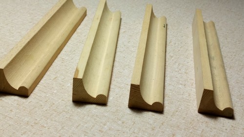 4 SCRABBLE Wood Tile Holding Rack Used Game Parts - Picture 2 of 5