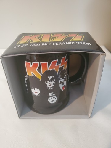 Kiss 20 Oz. 591ML Ceramic Stein Mug In original Packaging
